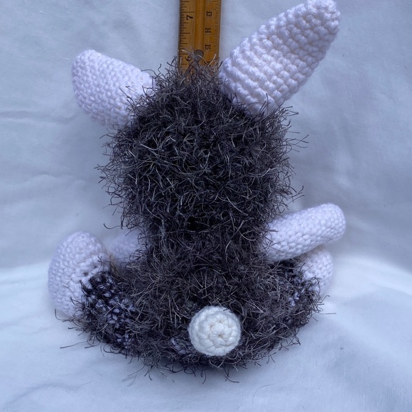 Handmade Furry Crocheted Rabbit - Picture 4 of 7